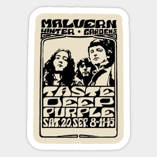 Concert Old Poster Sticker